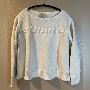 Elie Tahari Women's White Knit Sweater